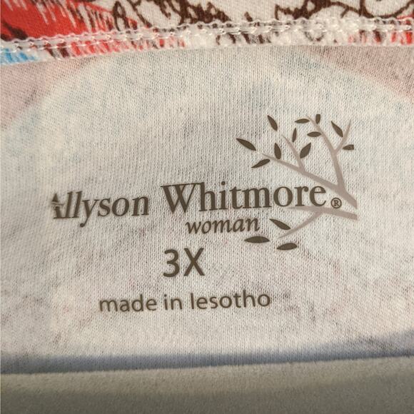 Zig-Zag Stripe Top Size 3X Allyson Whitmore - Picture 4 of 4